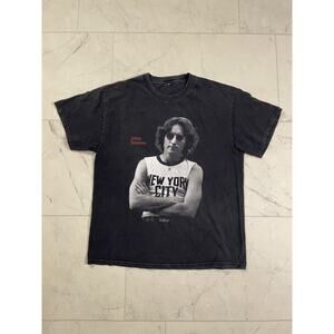 Vintage John Lennon Imagine 00s VTG Portrait Winterland Faded T Shirt L